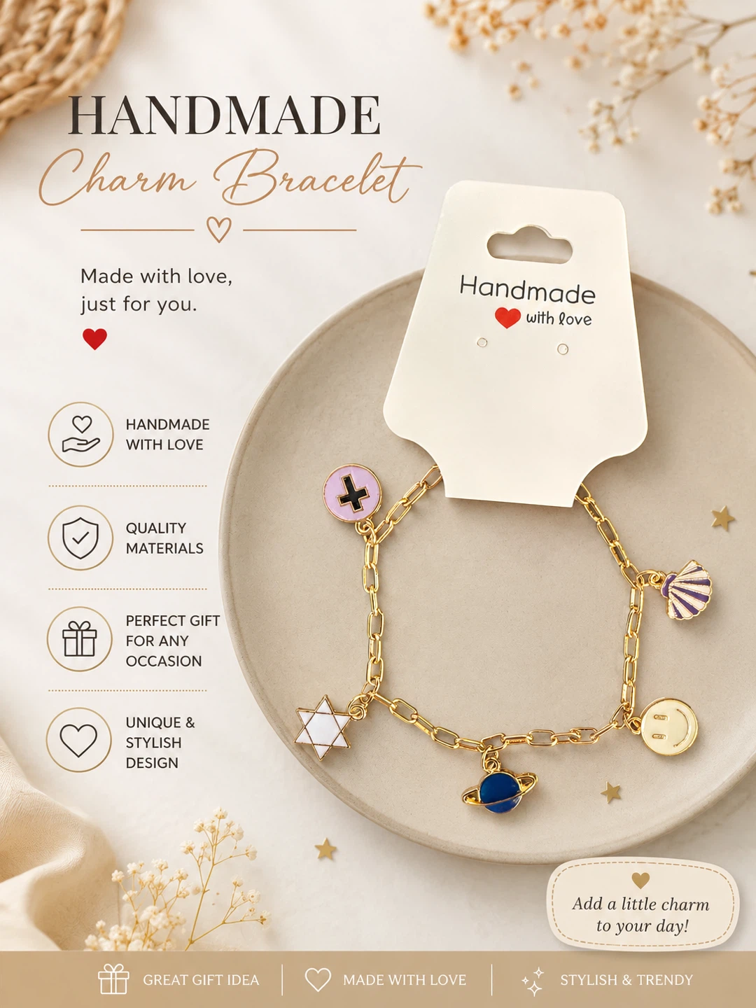 Handmade Charm Bracelet