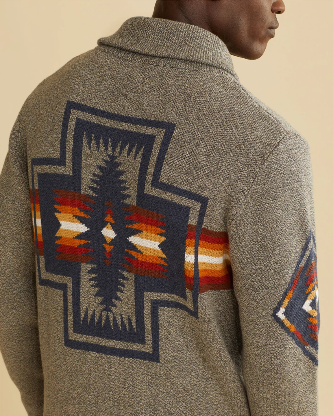 Pendleton Shawl Collar Cardigan
