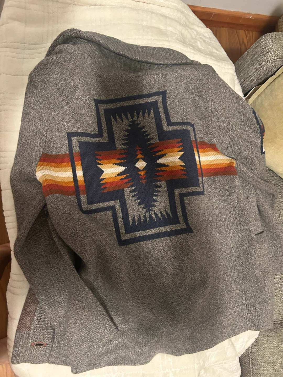 Pendleton Shawl Collar Cardigan - photo 2