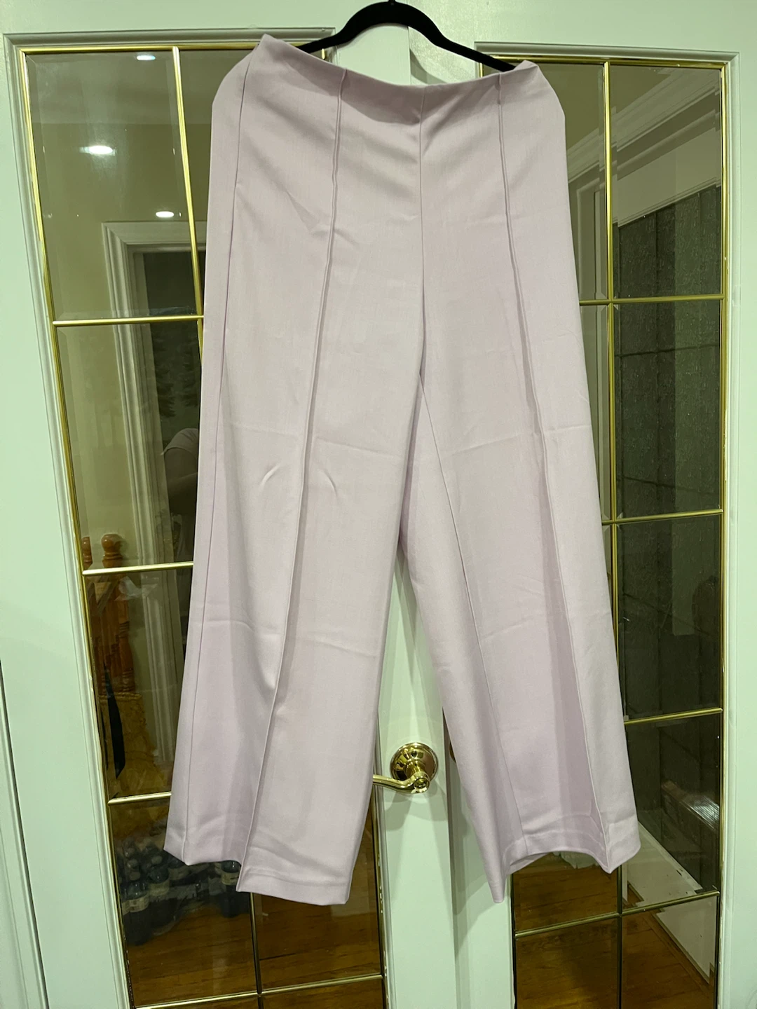 SHEIN Women's Lavender Wide Leg Pants & Vest Set Size L - photo 2
