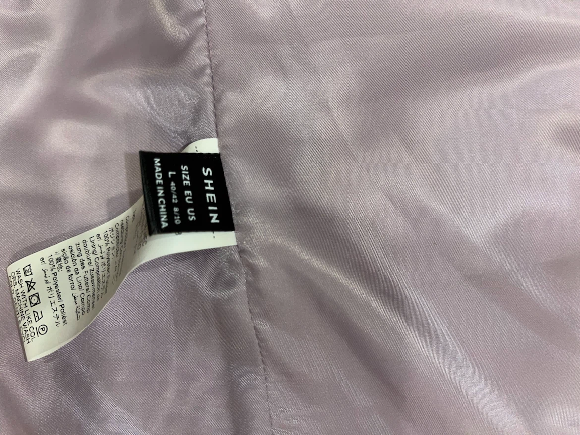 SHEIN Women's Lavender Wide Leg Pants & Vest Set Size L - photo 5