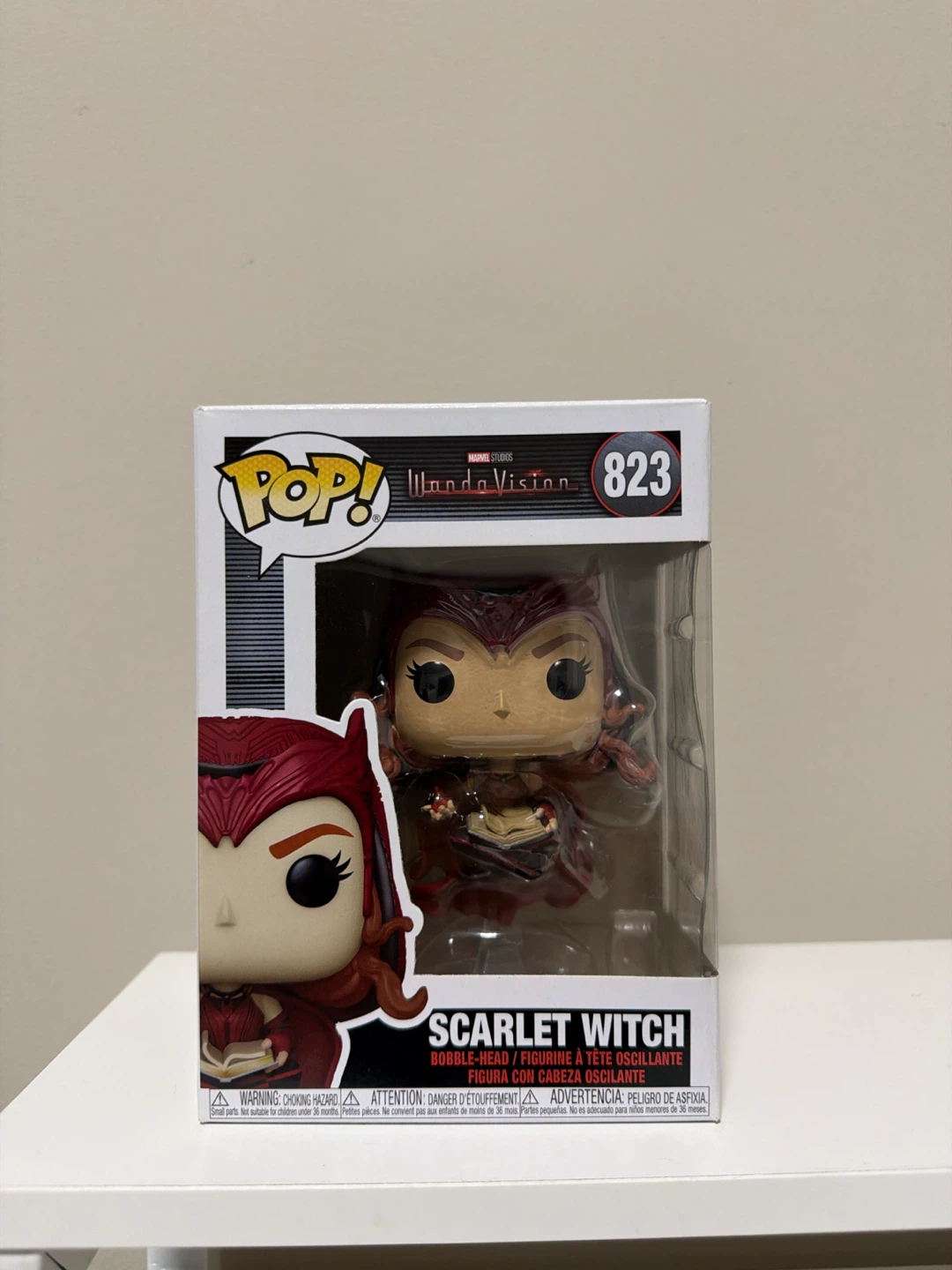 Funko Pop! Marvel Scarlet Witch Bobblehead #823