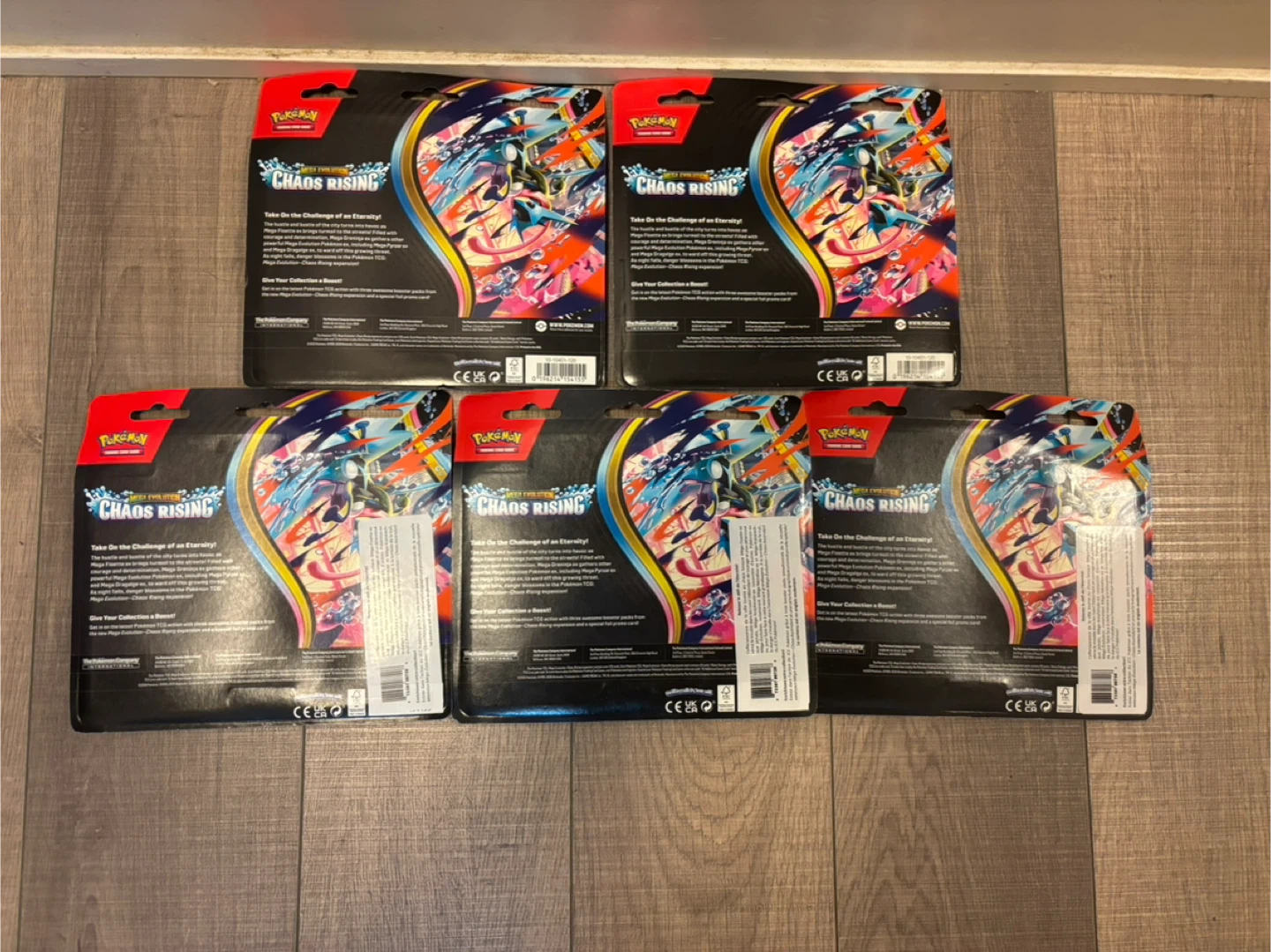 Pokemon Chaos Rising 3 Pack Blister - photo 2