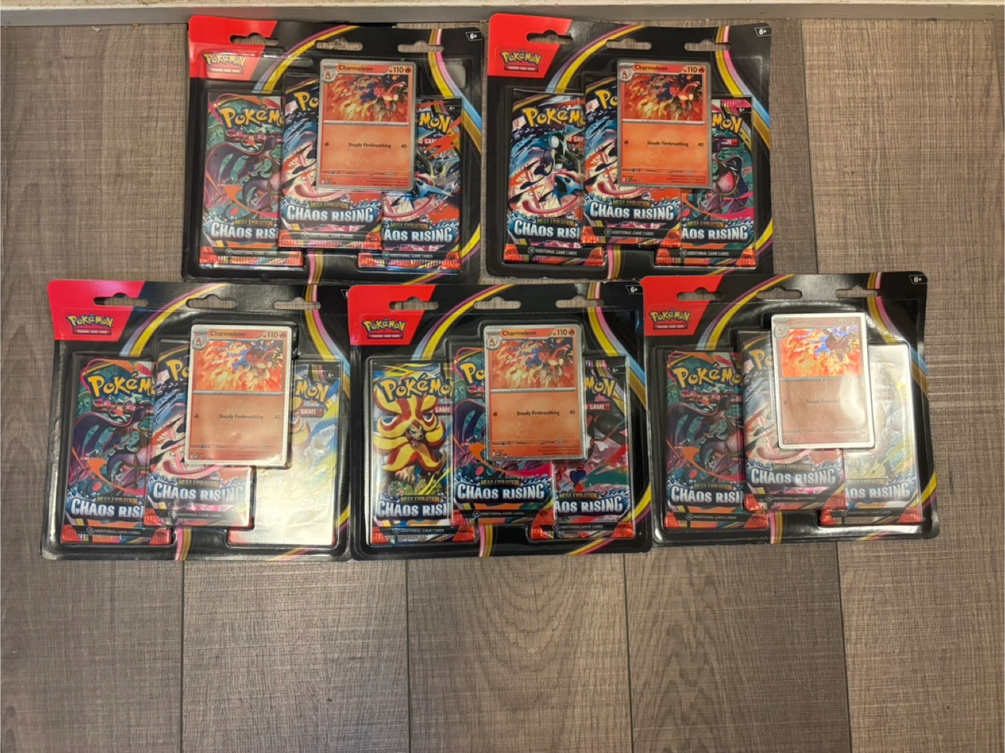 Pokemon Chaos Rising 3 Pack Blister