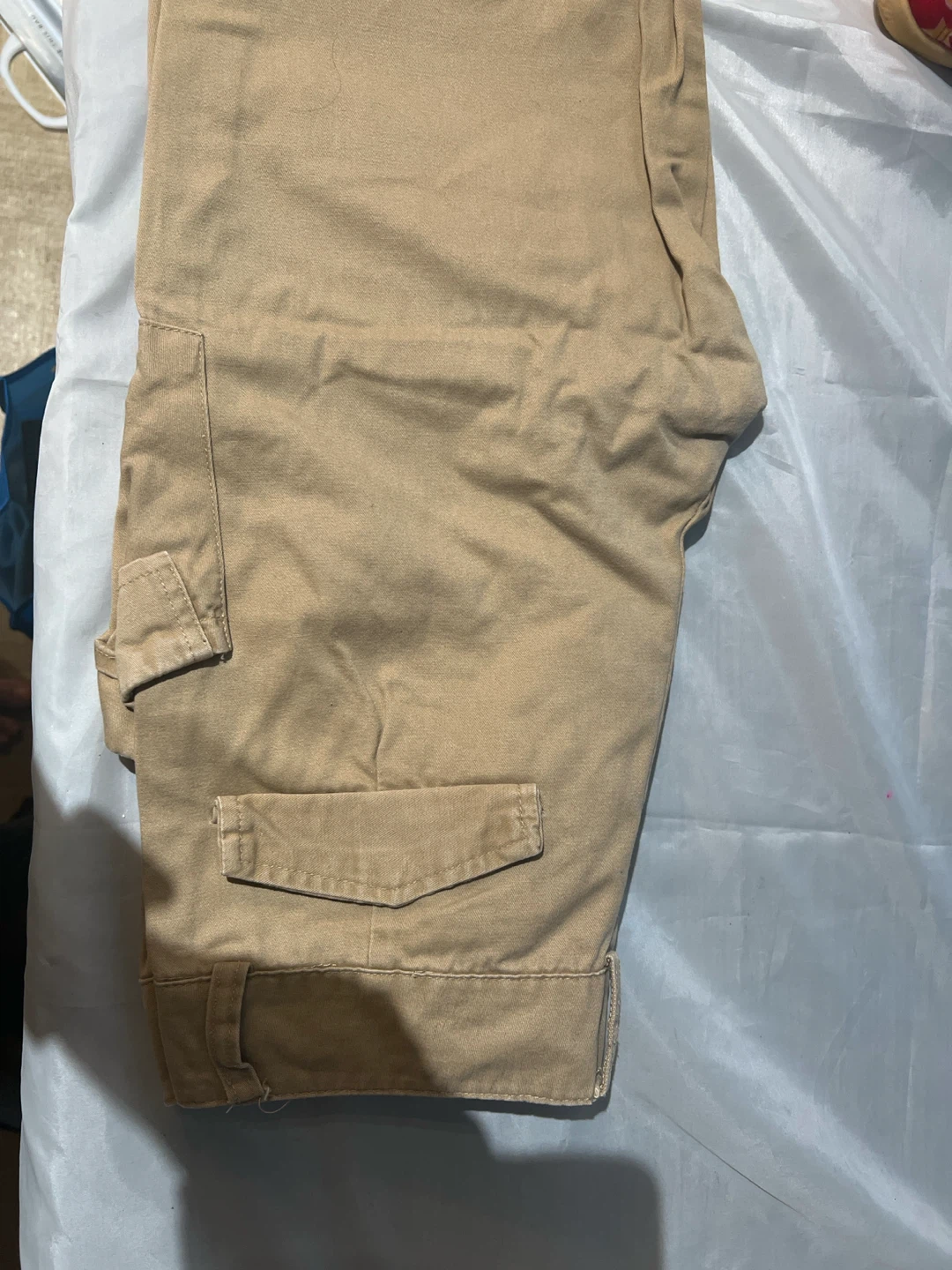 Naemi Cargo Pants - Tan, Size M