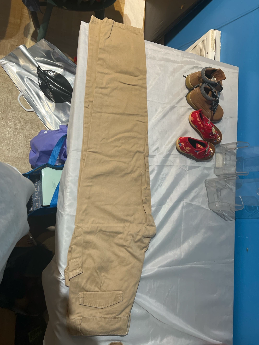 Naemi Cargo Pants - Tan, Size M - photo 2