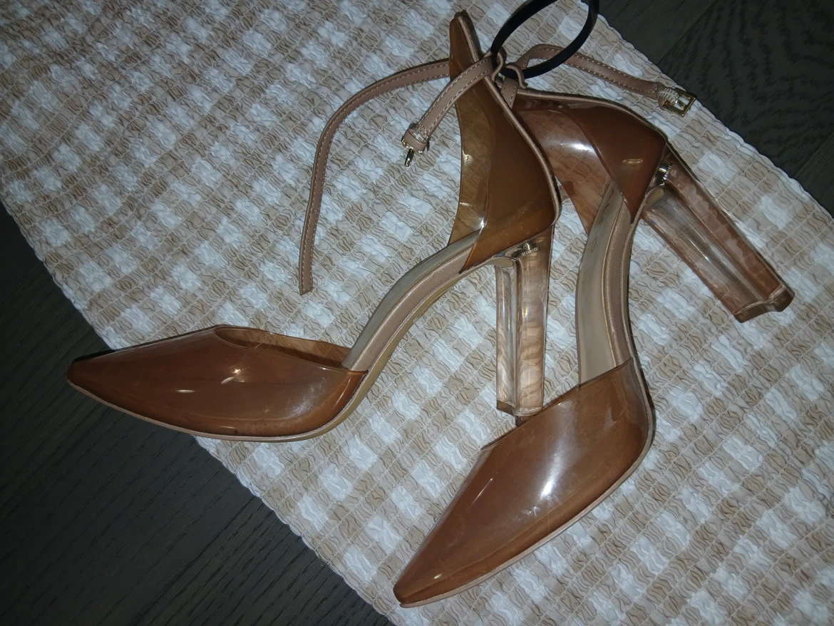 ALDO Women's Heels and plaid beige dress Zara - photo 3