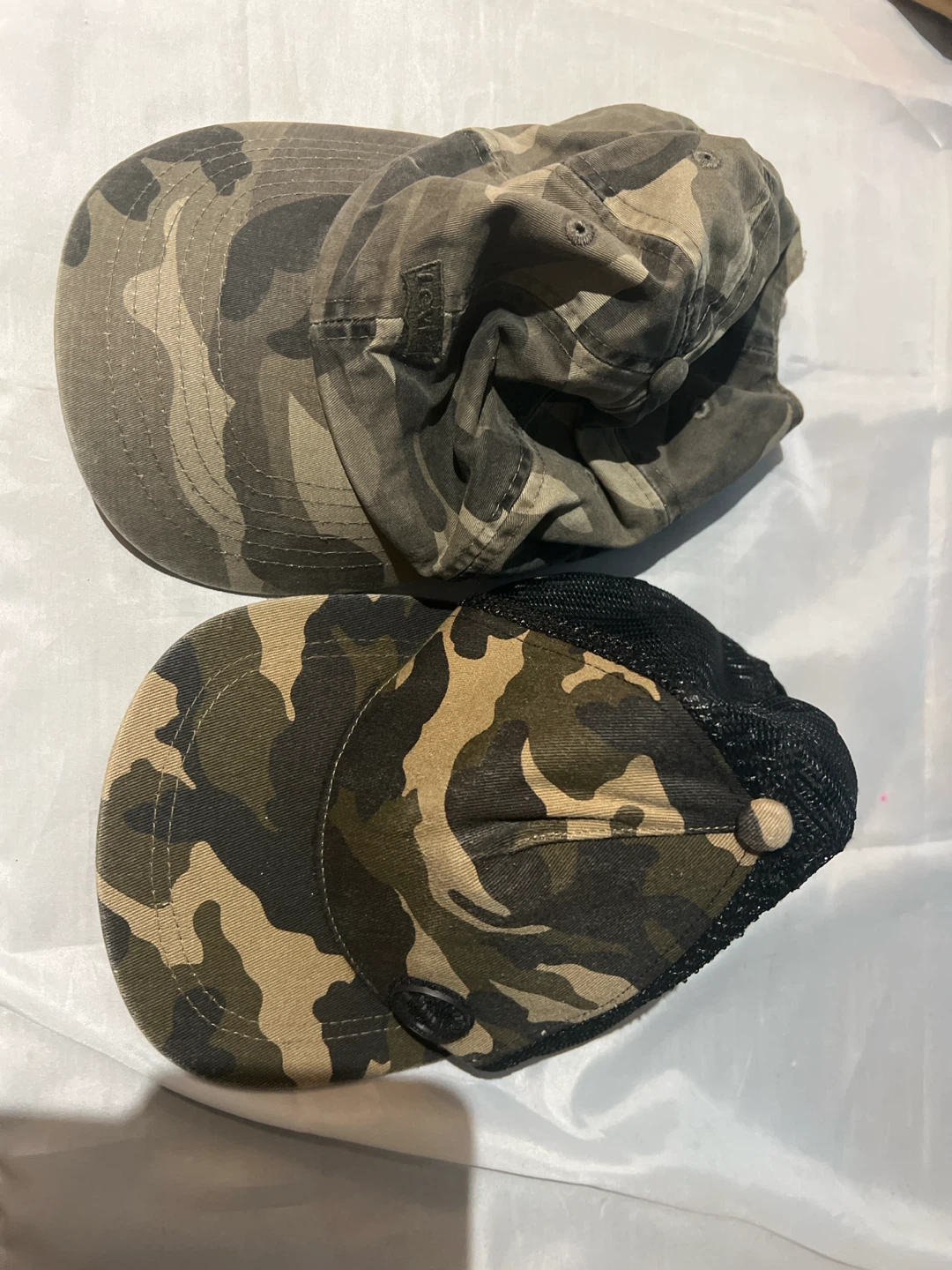 Levi's and Bench Camo Hats