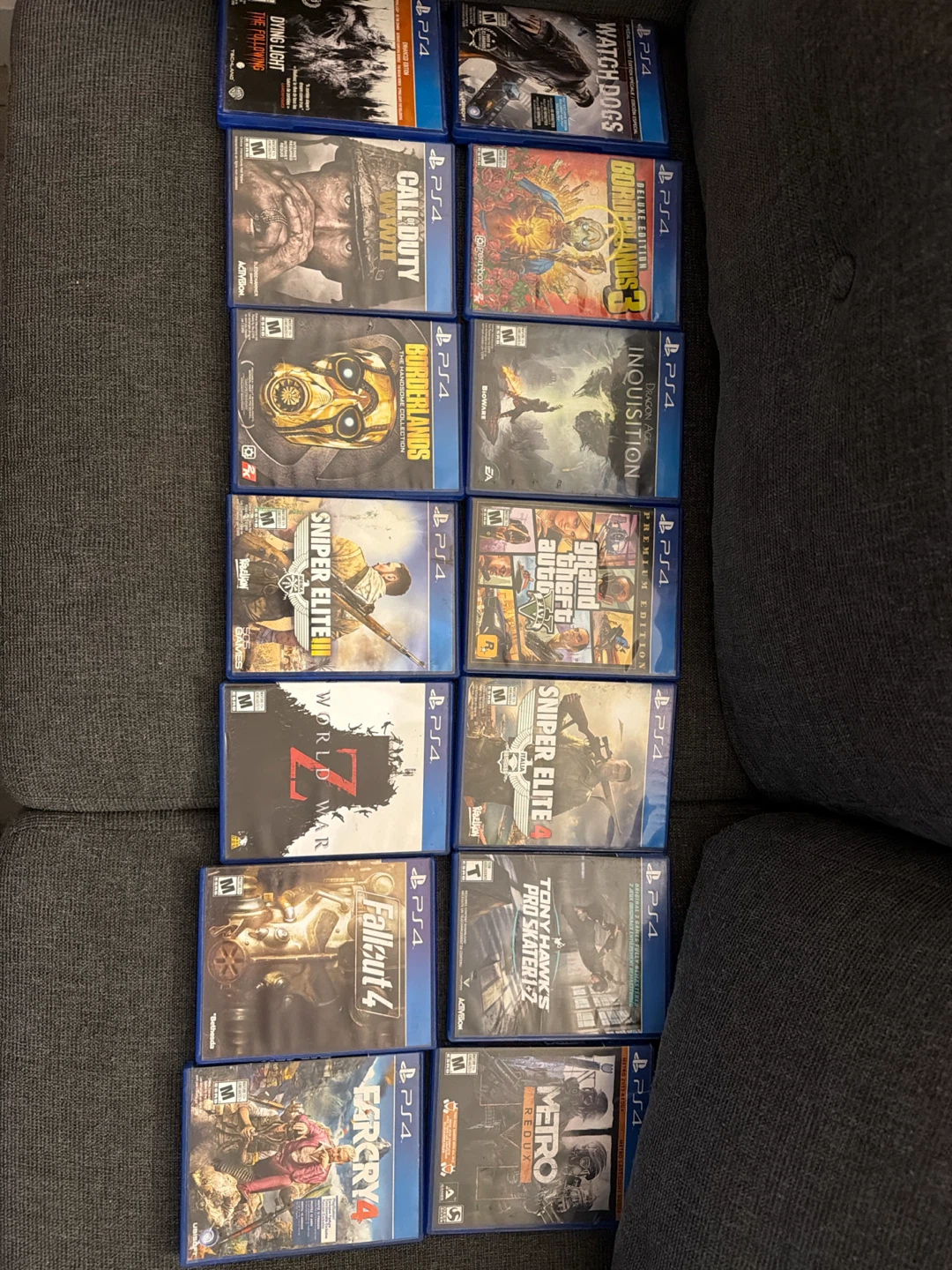 Assorted PS4 Video Games