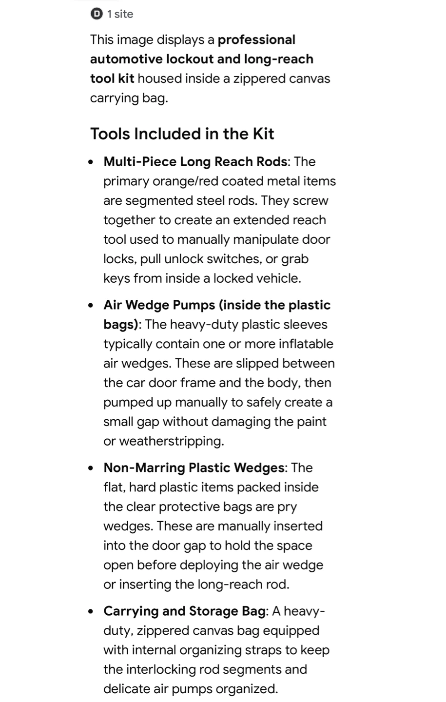 Car Door Lockout Tool Kit - photo 5