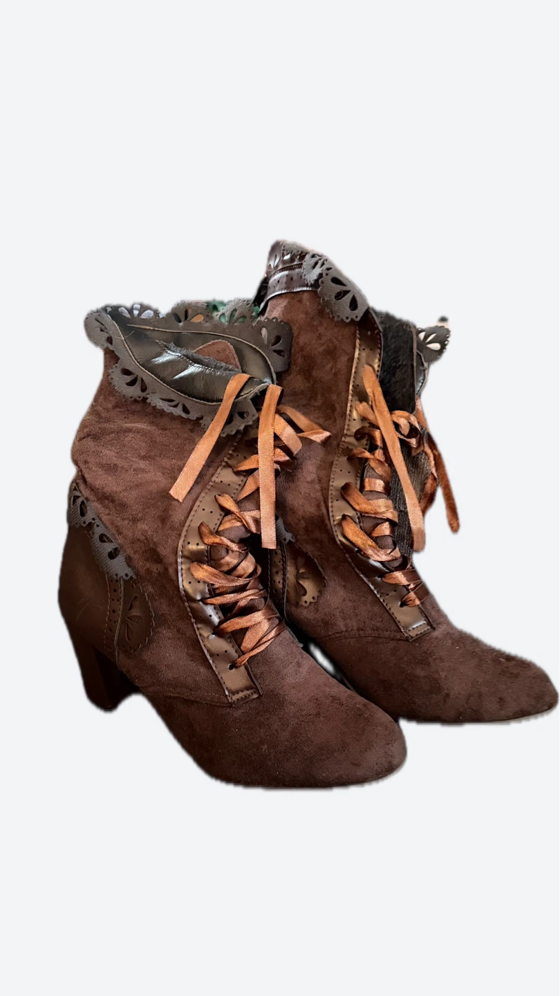 Brown Suede Boots