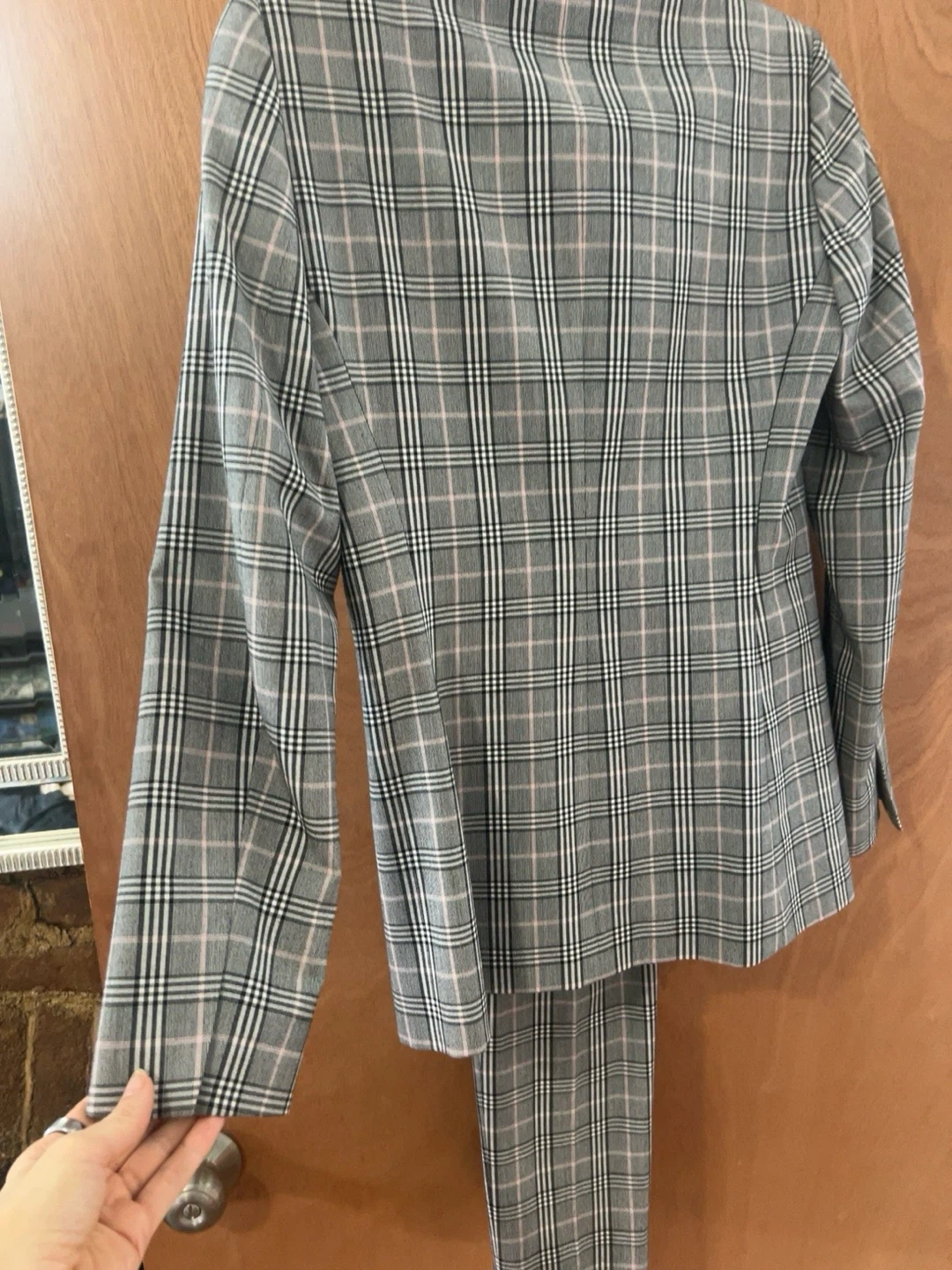 Hugo Boss Plaid Blazer and Pants Set - photo 3