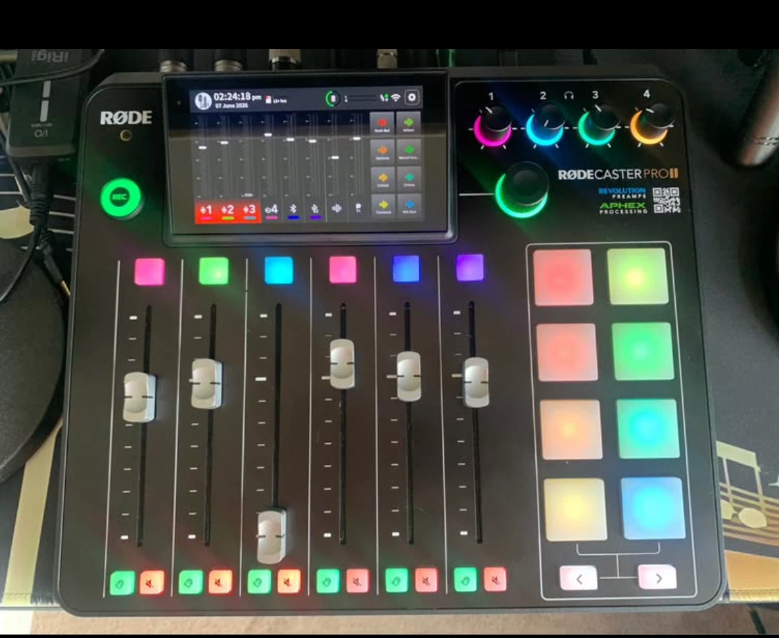 RØDE RODECaster Pro II Integrated Audio Production Studio -