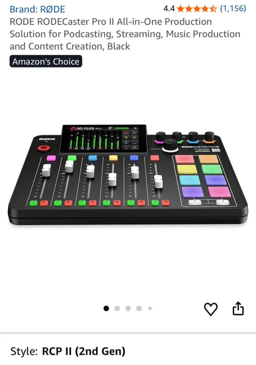 RØDE RODECaster Pro II Integrated Audio Production Studio - - photo 3