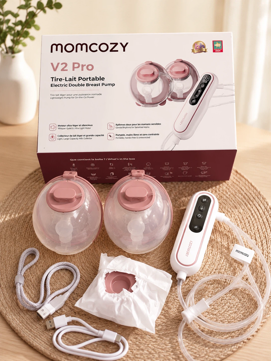 Momcozy V2 Pro Electric Double Breast Pump