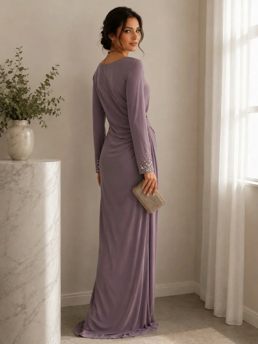 Vince Camuto lavender ruched dress - photo 2