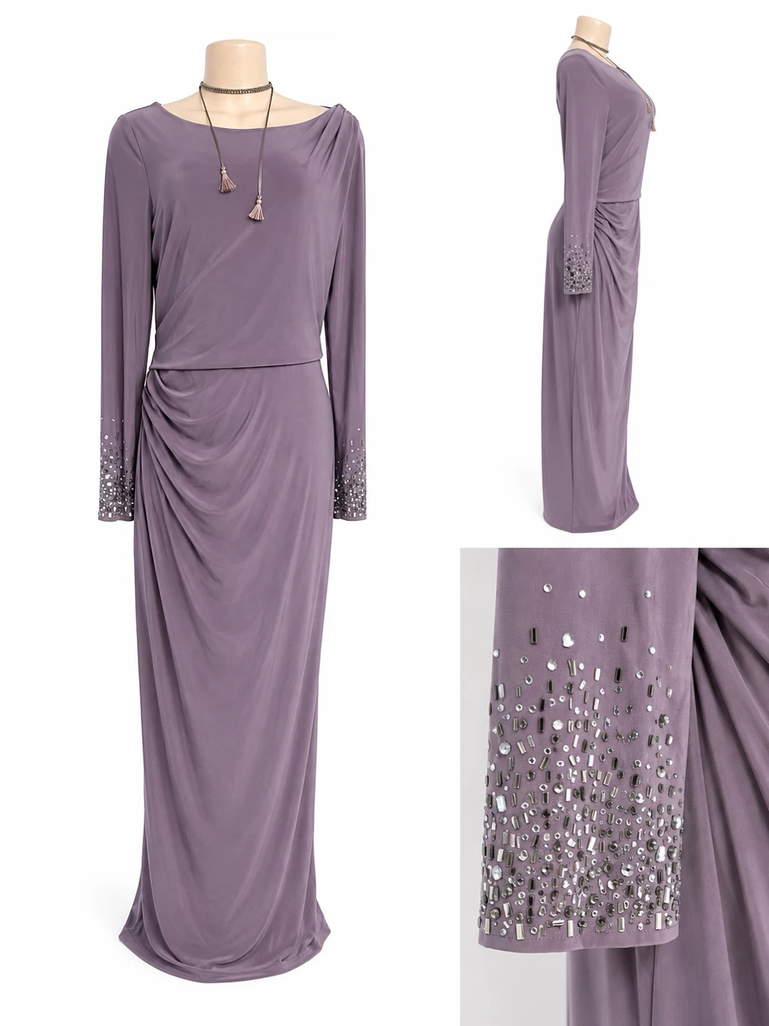 Vince Camuto lavender ruched dress - photo 3