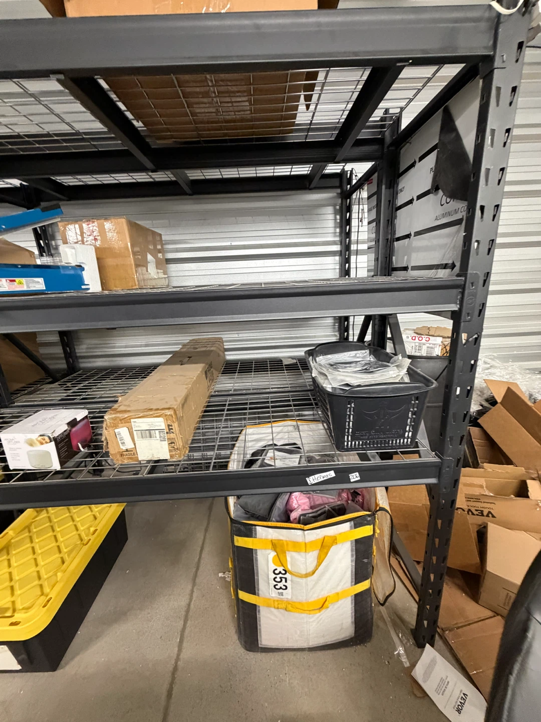 Husky heavy duty shelving