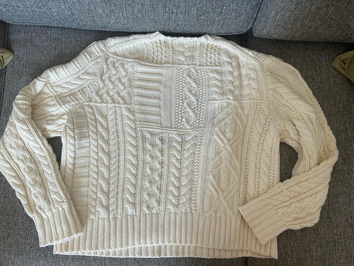 Polo by Ralph Lauren Cable Knit American Flag Sweater - photo 4
