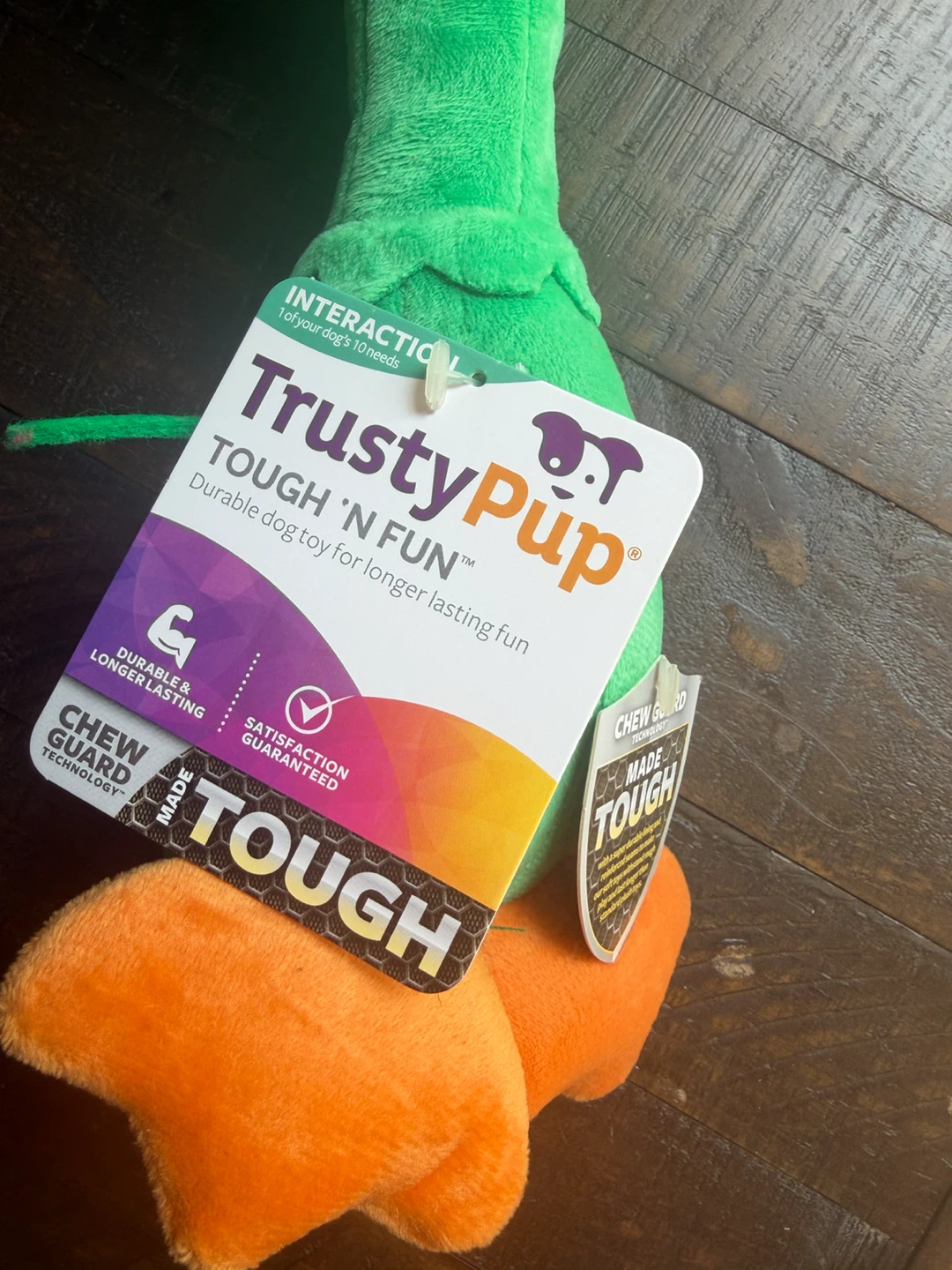 NWT TrustyPup Tough 'N Fun squeaky Dog Toy - photo 4