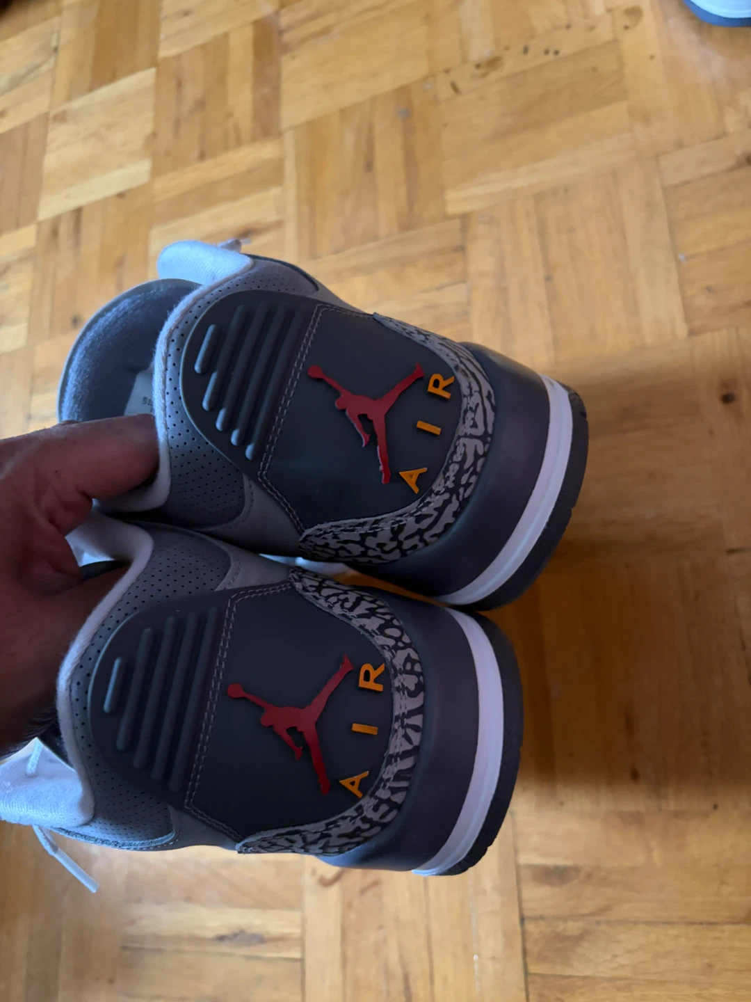 Air Jordan 3 "Wolf Grey" Men's Sneakers