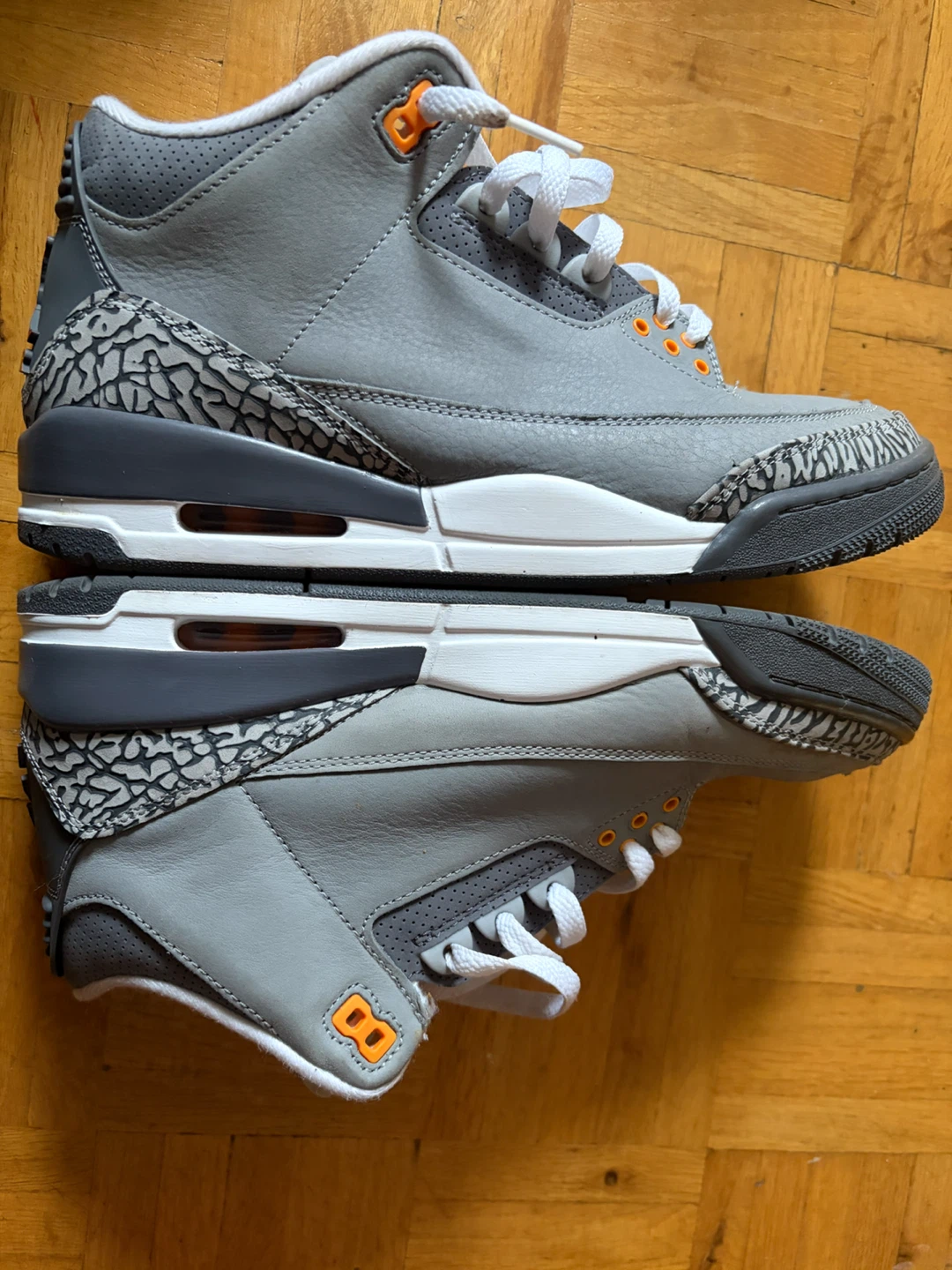 Air Jordan 3 "Wolf Grey" Men's Sneakers - photo 4