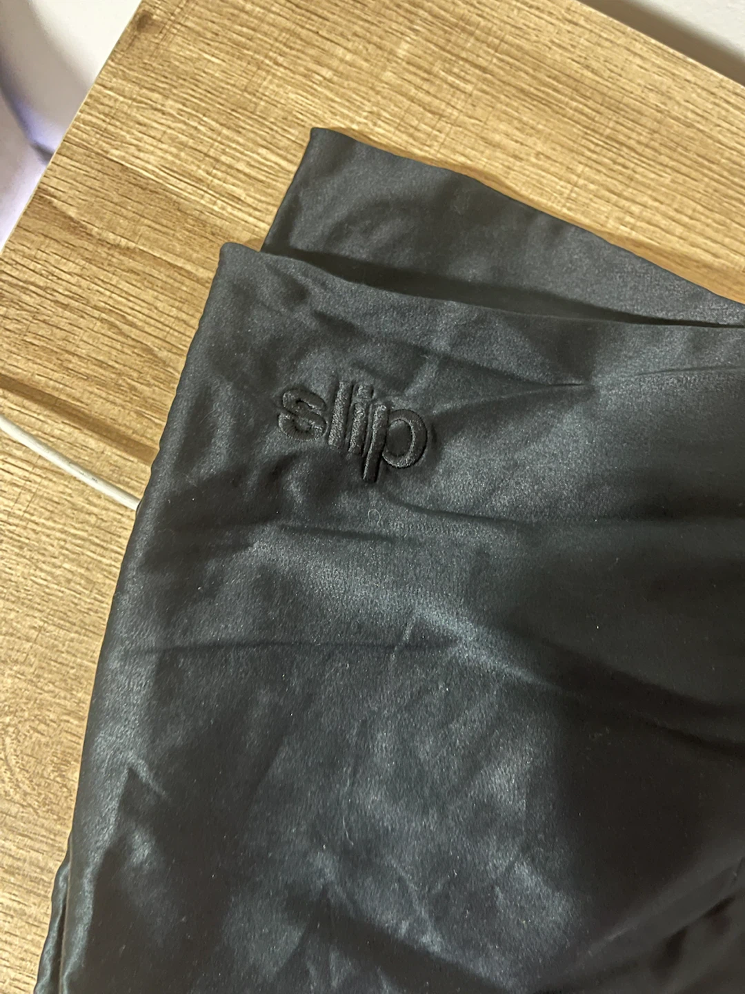 Slip Silk Pillowcase - Black