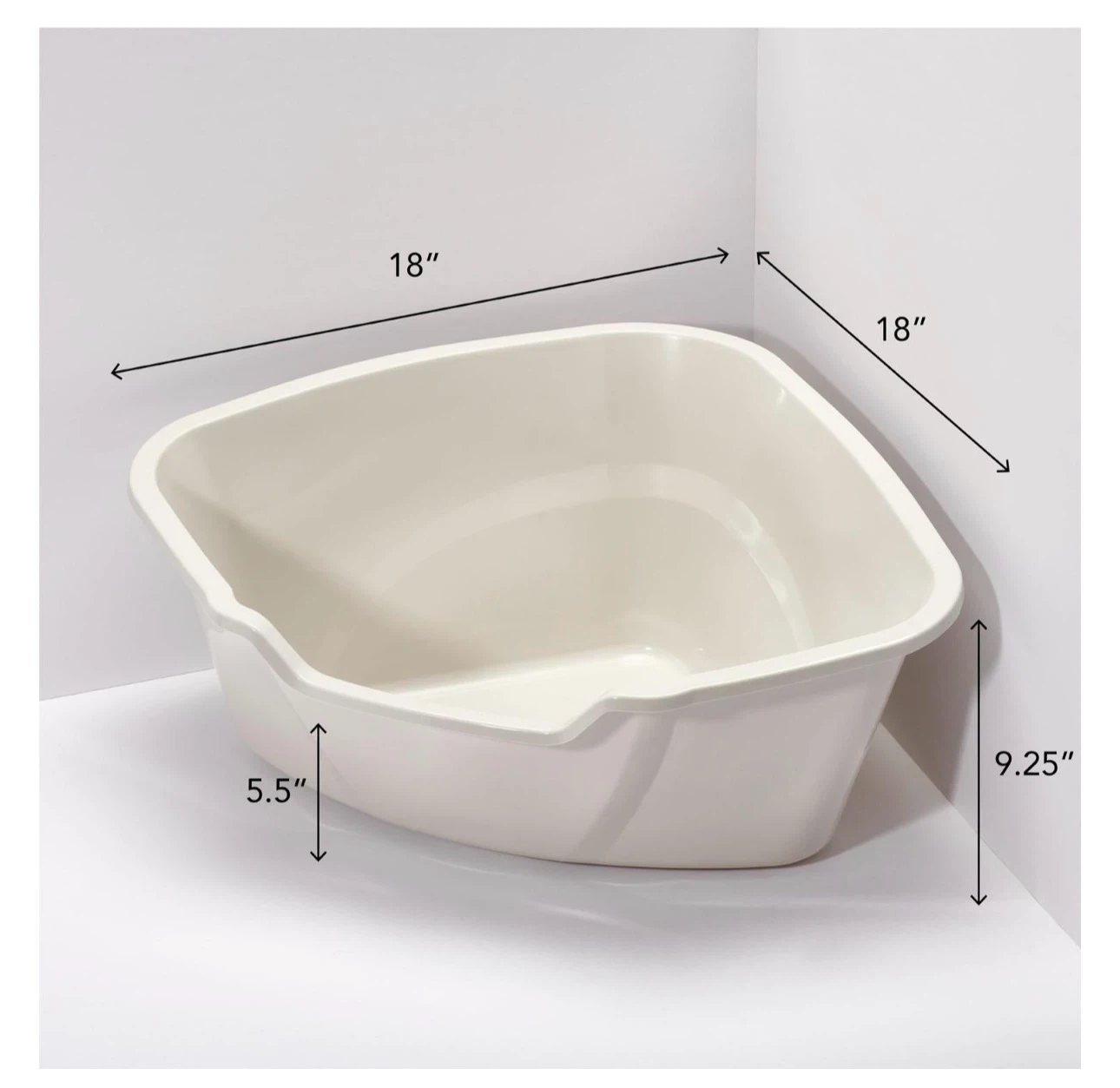 High Sided Corner Cat Litter Pan - photo 4