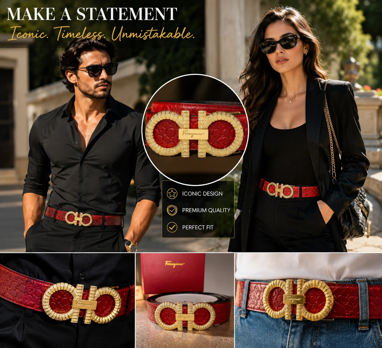 Salvatore Ferragamo Gancini Belt