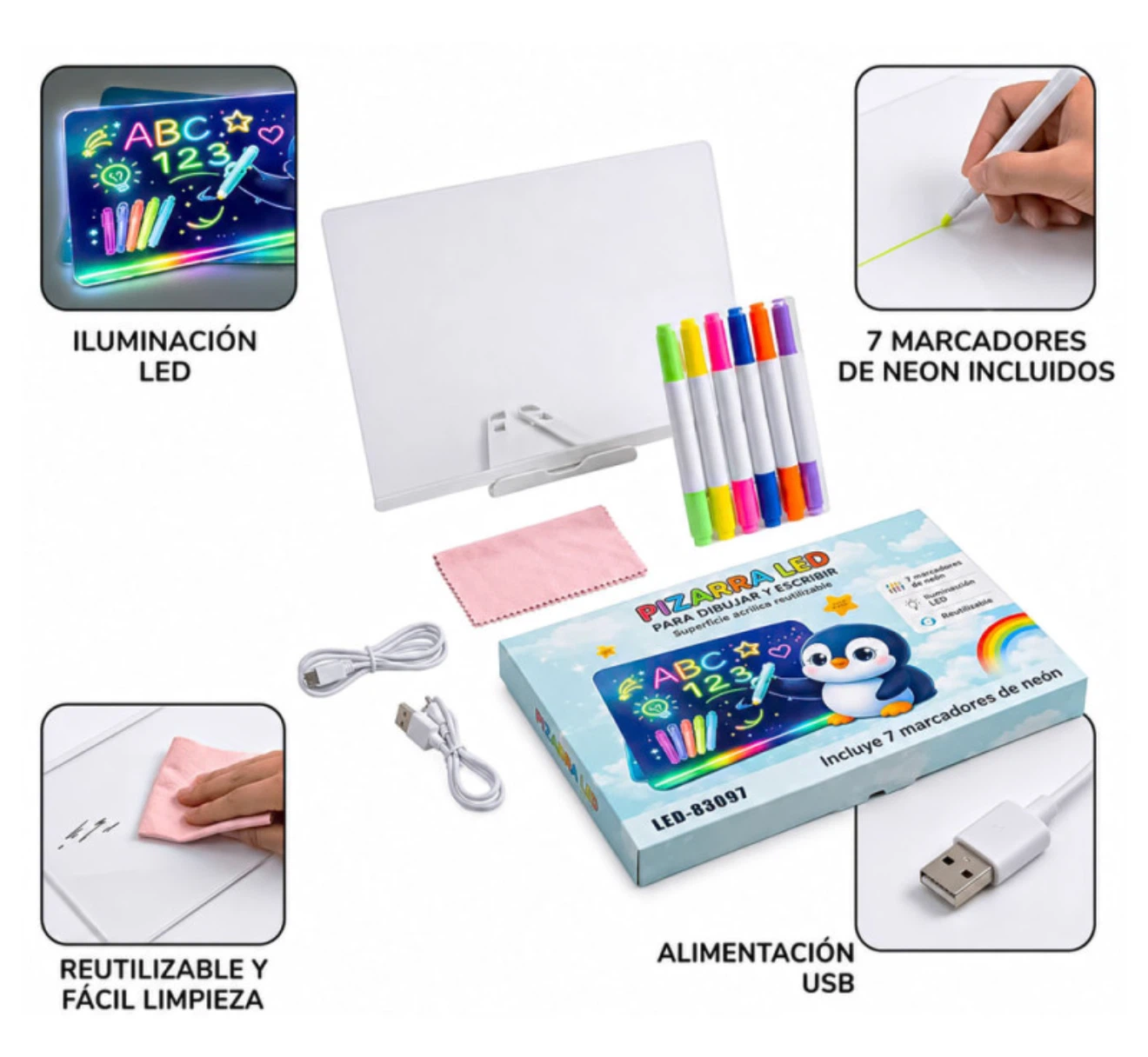 DIY LED Lamp for Drawing and Writing - photo 4