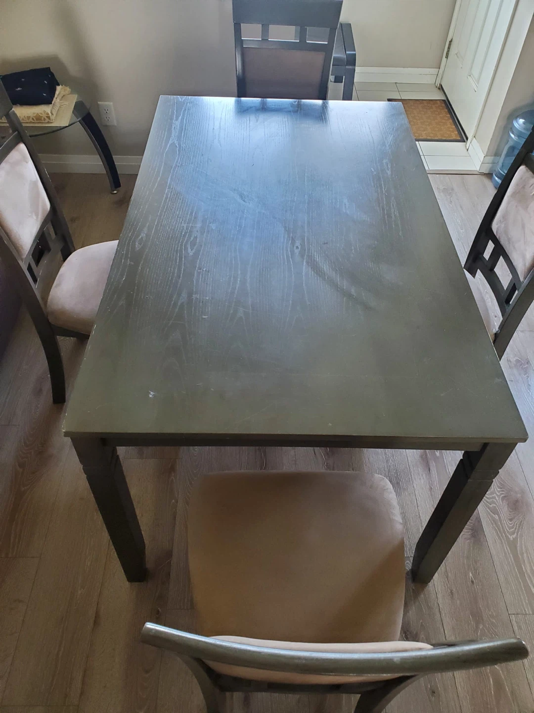 Dining Table Set with 4 Chairs