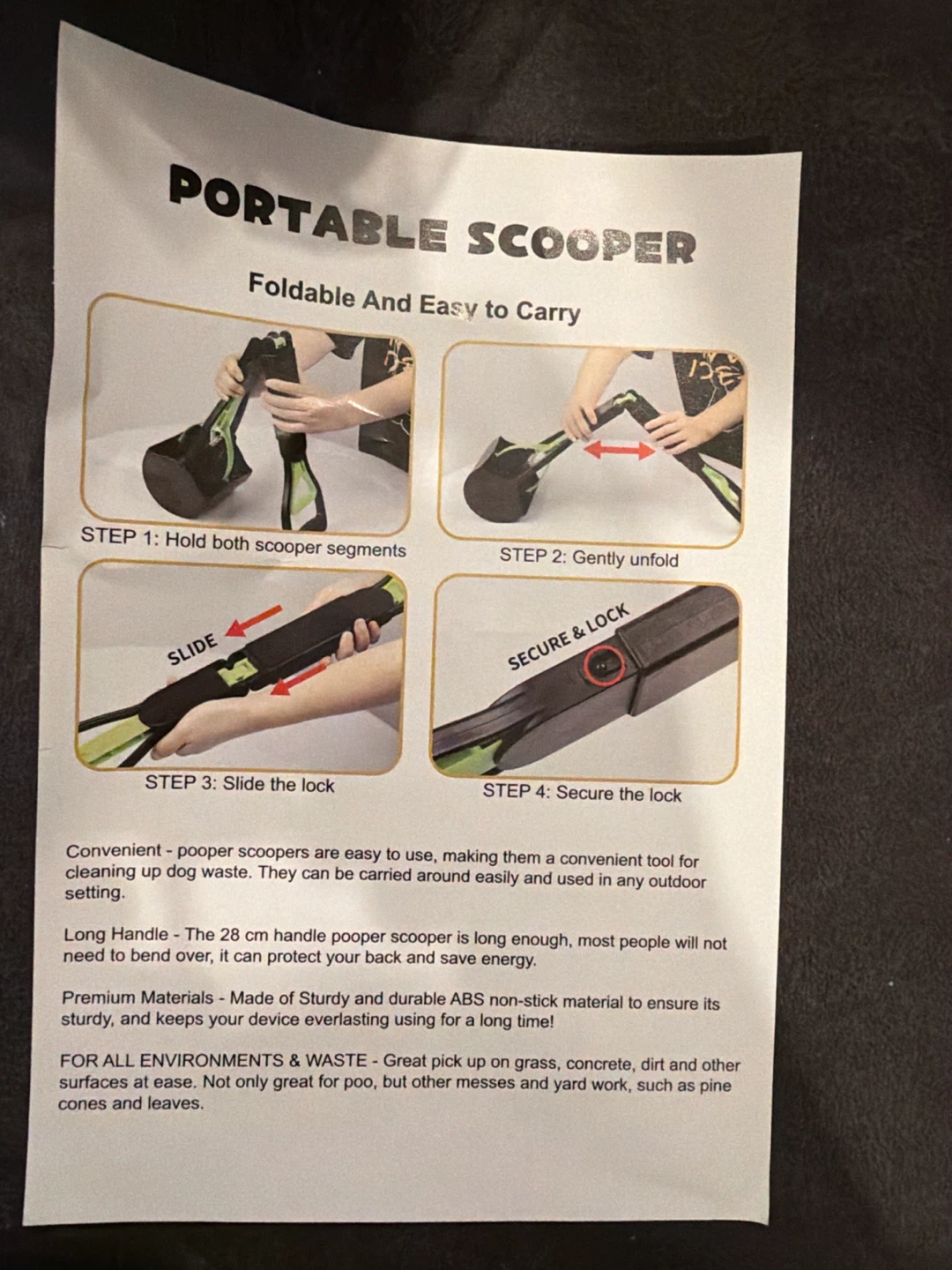 SZLUX Portable Pooper Scooper - photo 2
