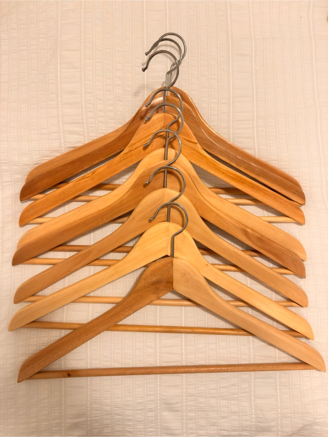 Wooden Hangers - Set of 8