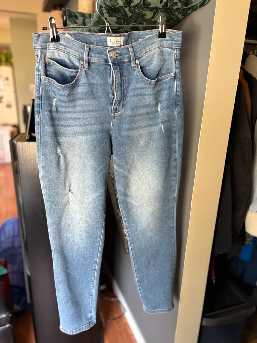 Nicole Miller High Rise Skinny Crop Jeans - photo 3