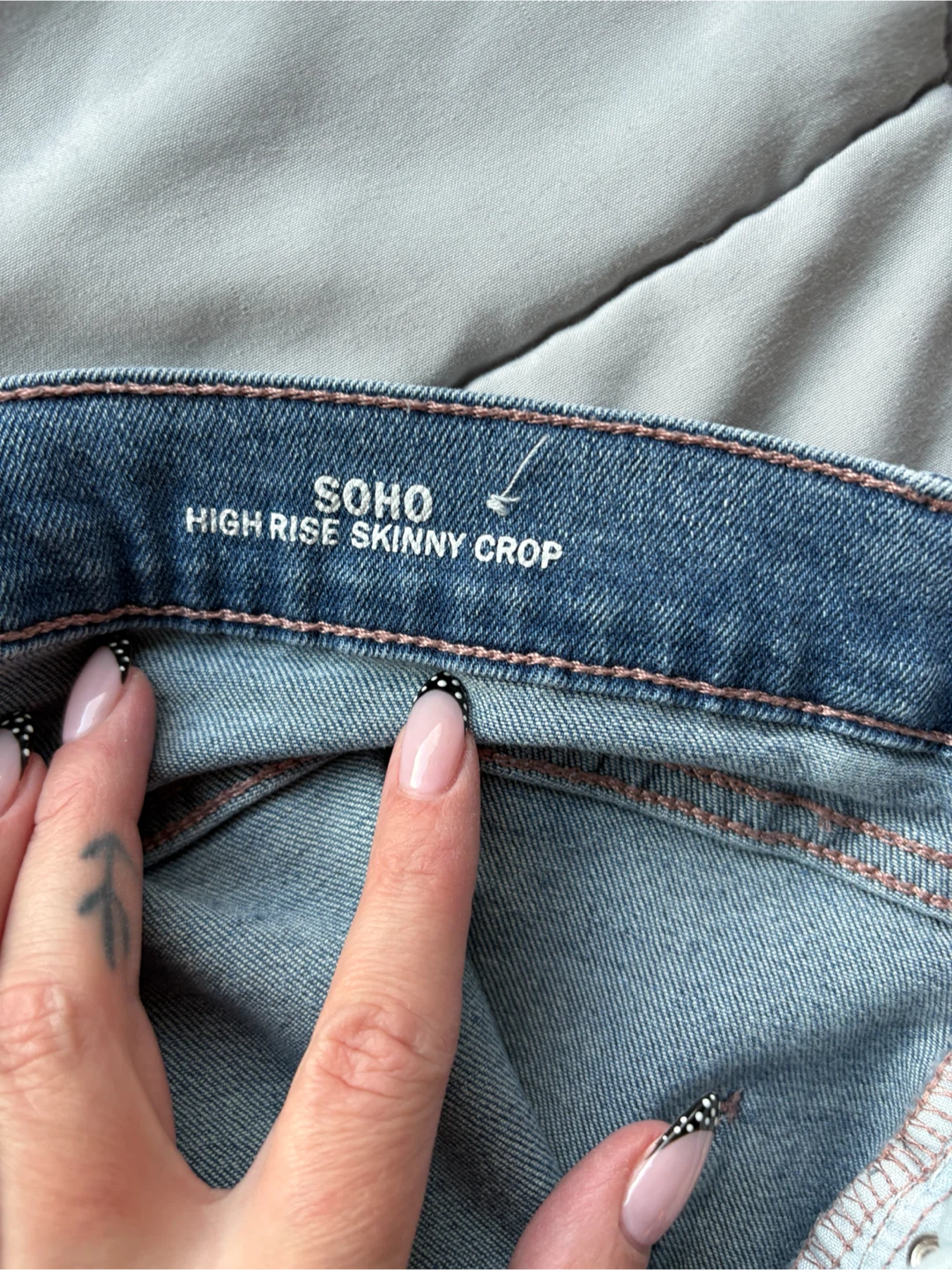 Nicole Miller High Rise Skinny Crop Jeans - photo 5