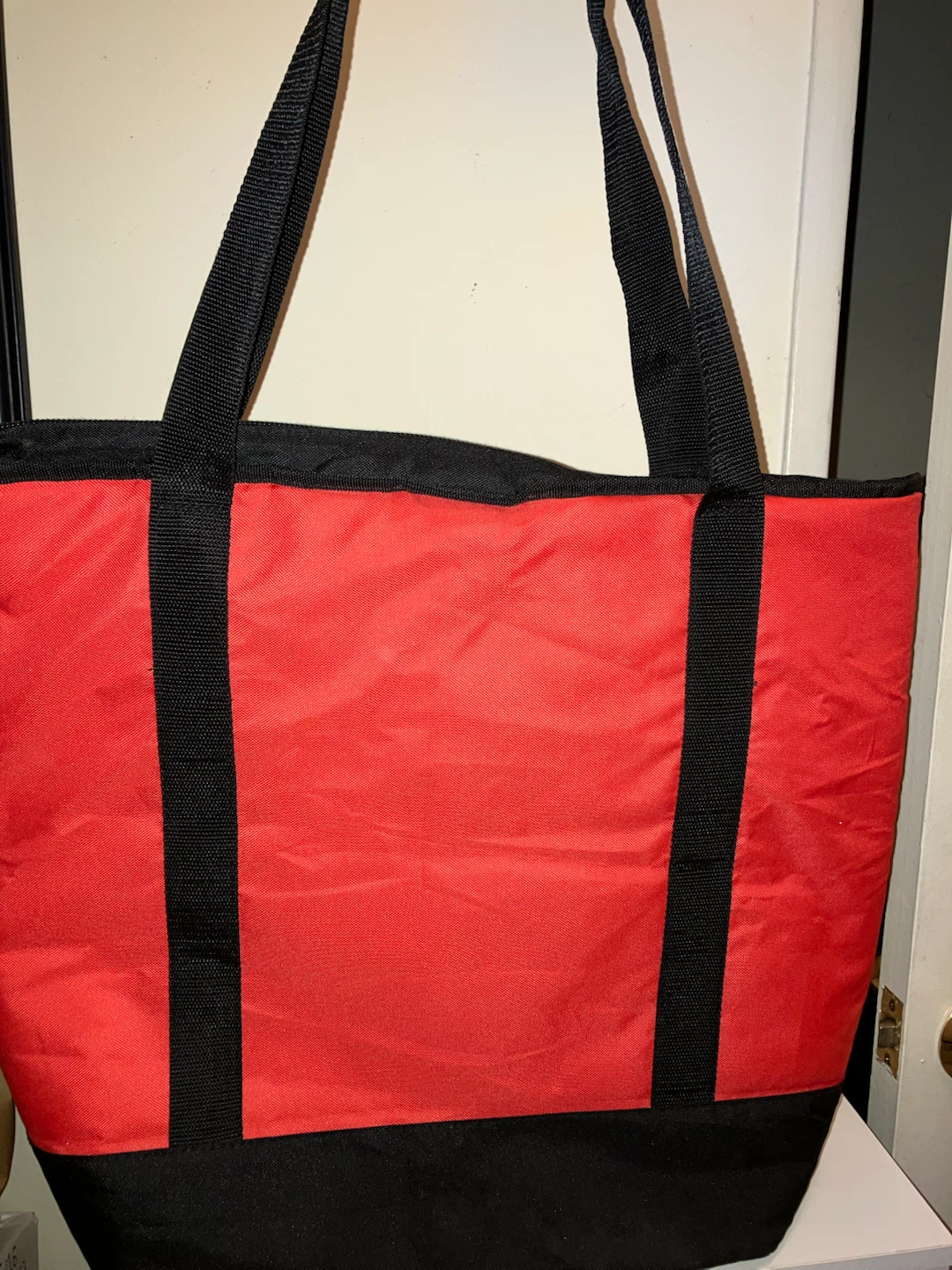 Red and Black Insulated Tote Bag - photo 2