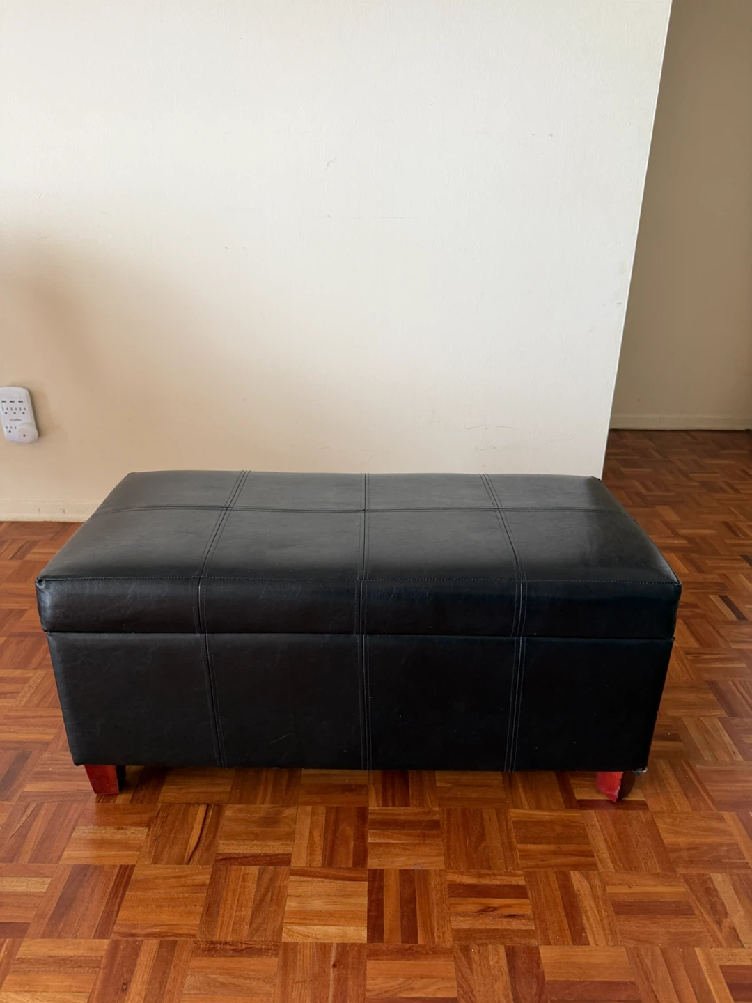 Storage Ottoman Bench - Dark Brown
