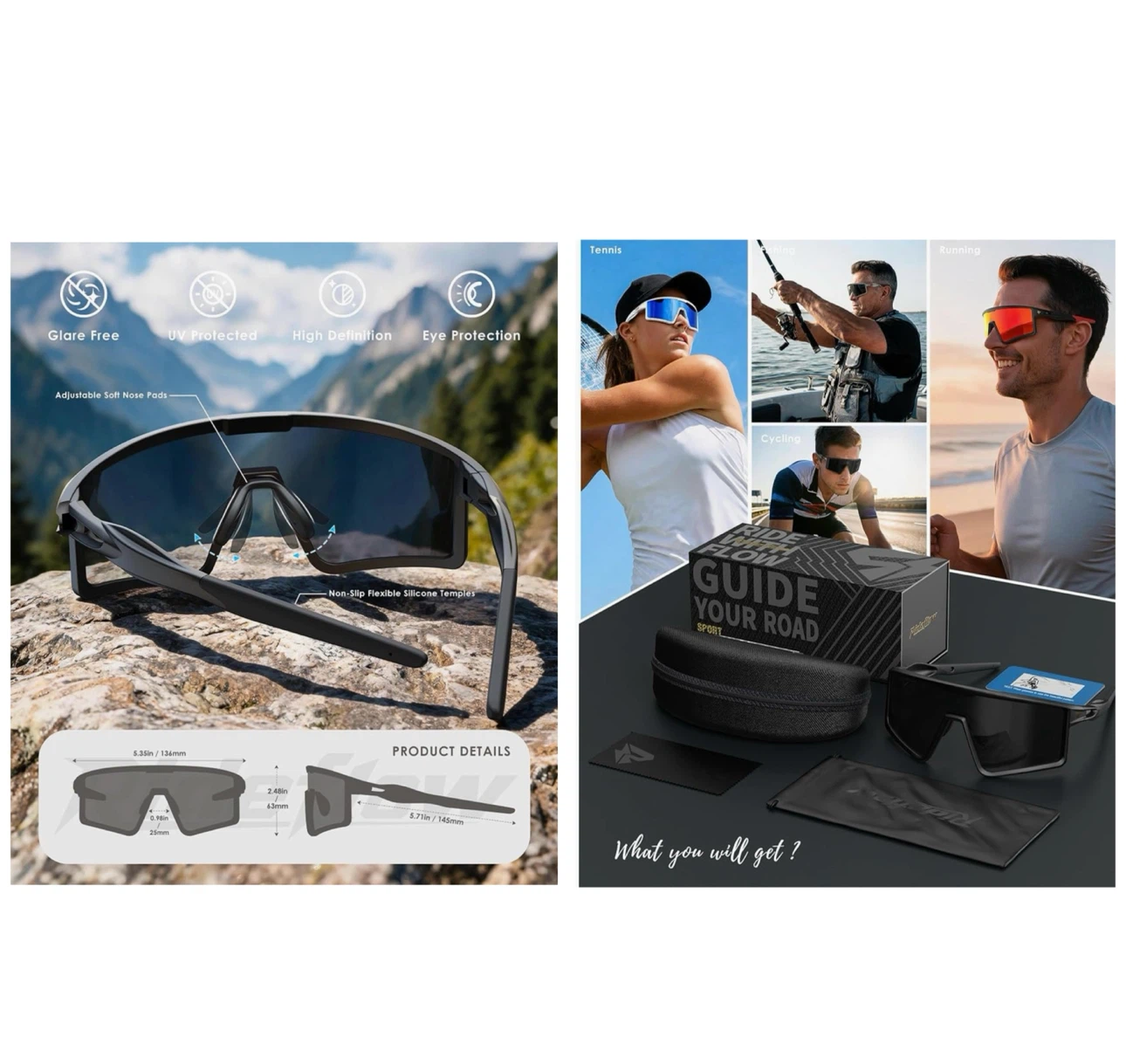 Brand new Baseball Sunglasses Mens Women - photo 5