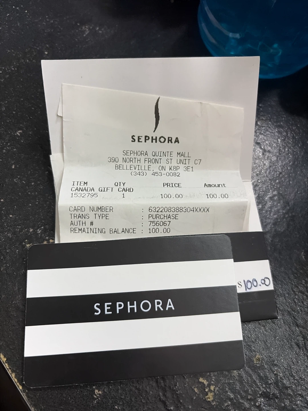 $100 Sephora Gift Card