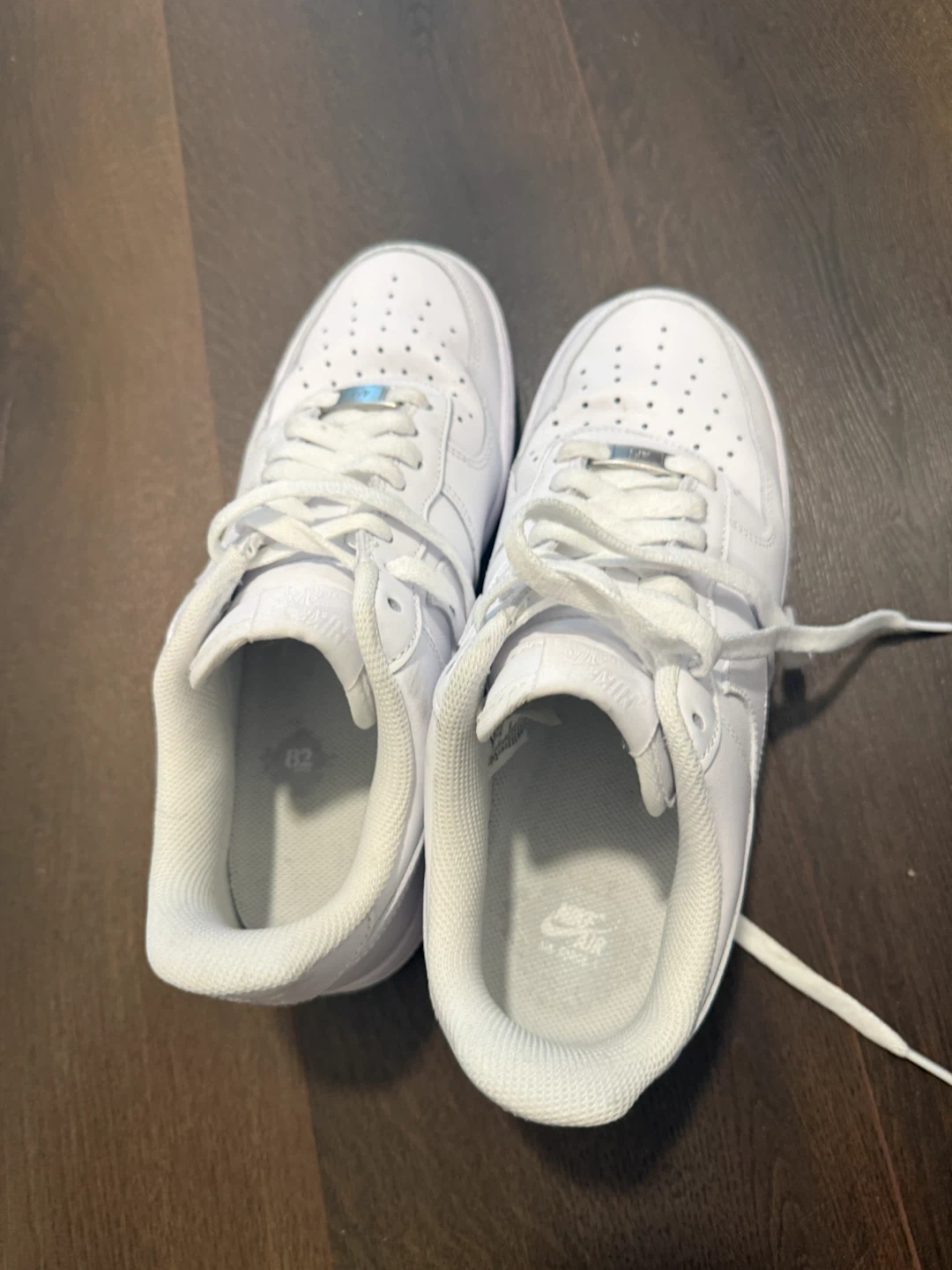 Nike Air Force 1 White Sneakers - photo 2
