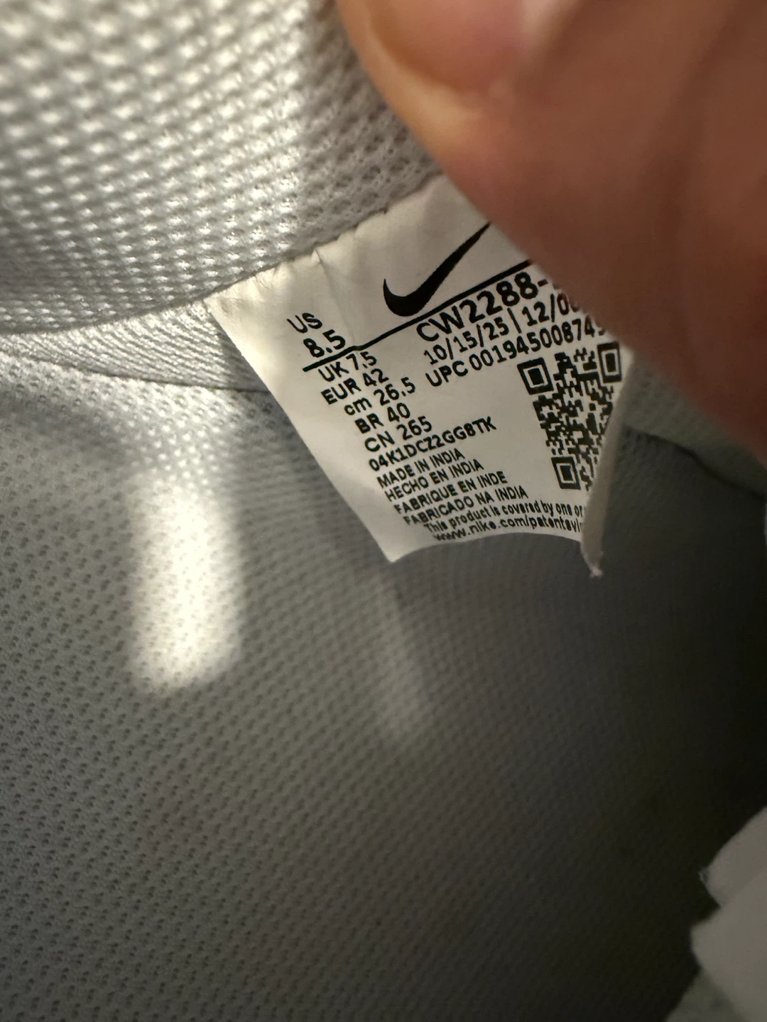 Nike Air Force 1 White Sneakers - photo 3