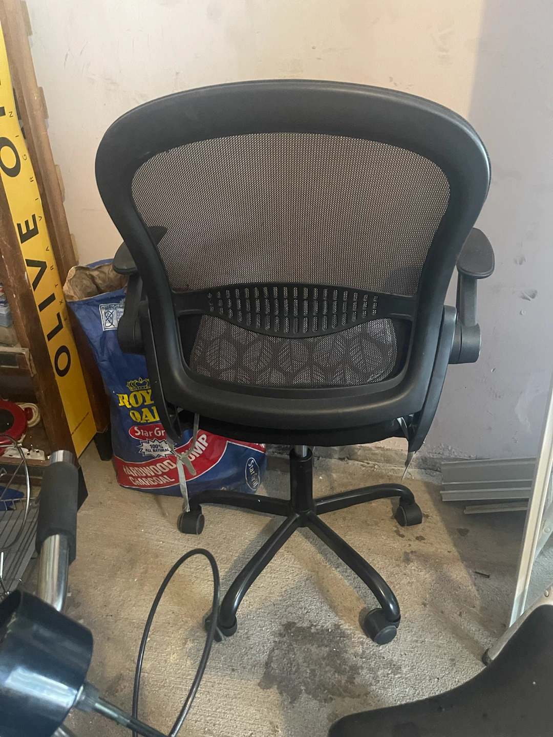 Black Ergonomic Office Chair with Seat Cushion - photo 2