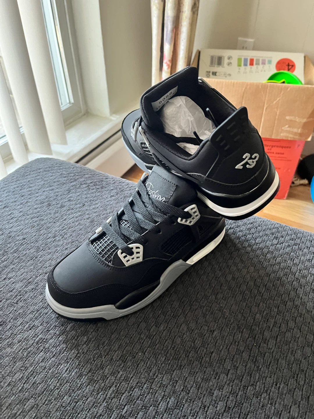 Jordan 4 Retro "Dunk On Mars" Shoes - photo 3