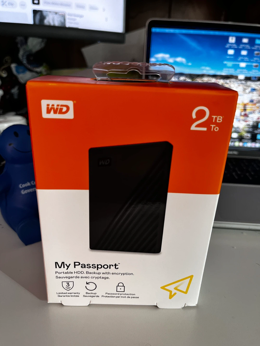 WD My Passport 2TB Portable External Hard Drive