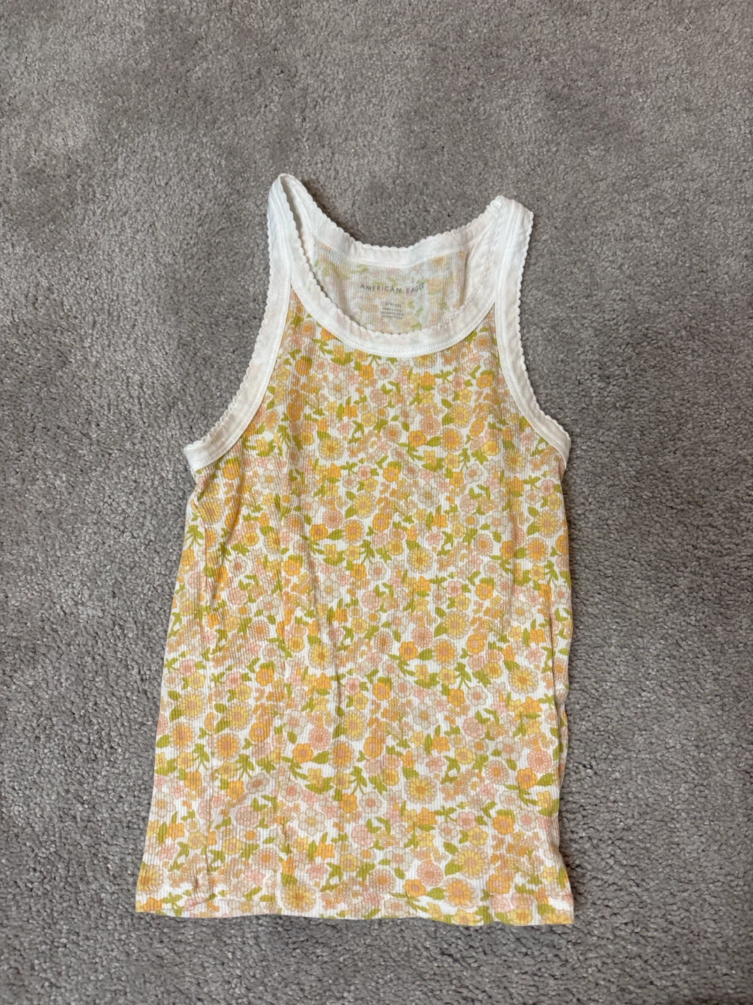 Full length floral tank top