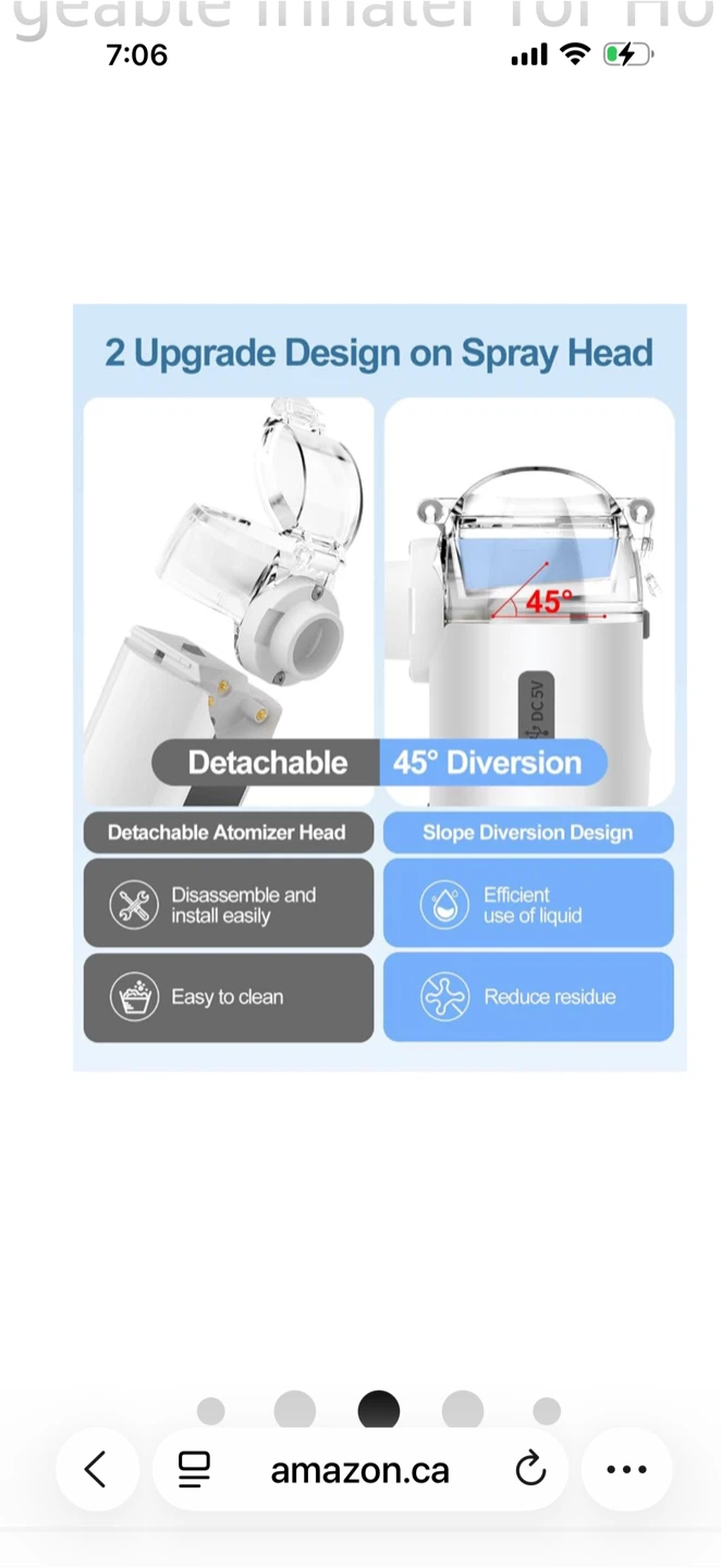 Mesh Nebulizer Machine MY-133B. Open box - photo 3