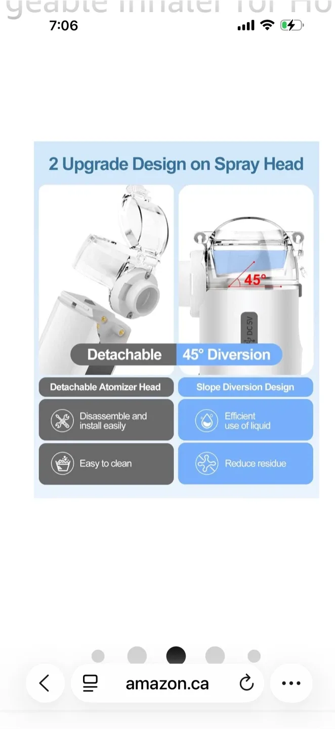 Mesh Nebulizer Machine MY-133B. Open box - photo 3