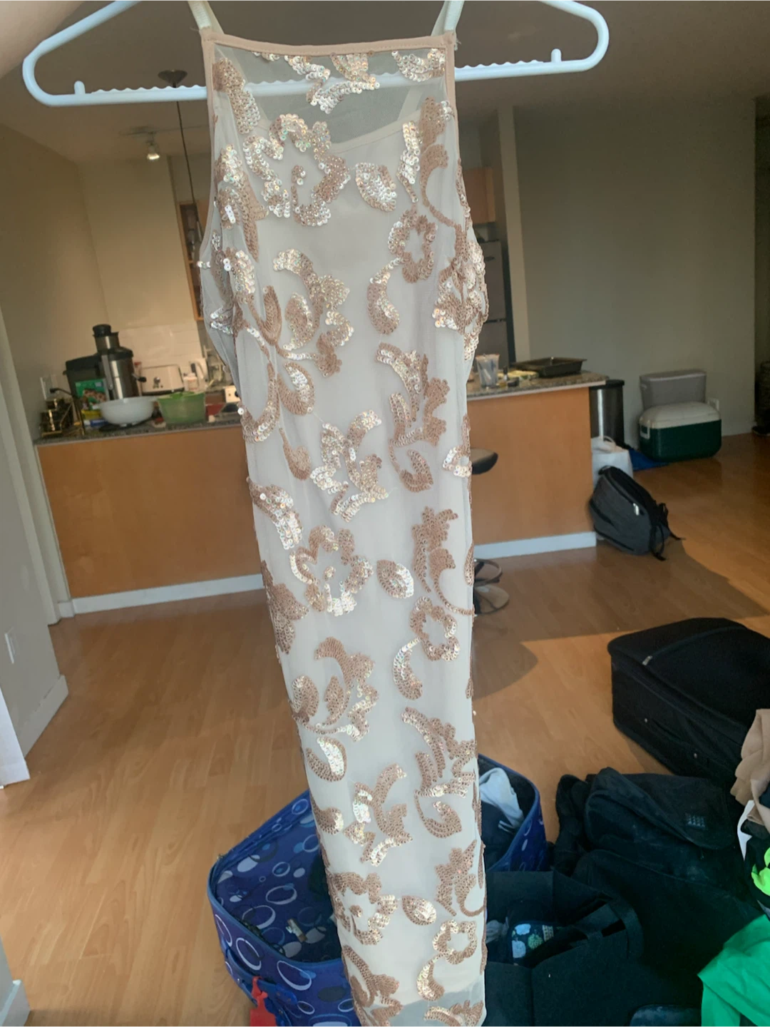Naanaa Sequin Embellished Mini Dress