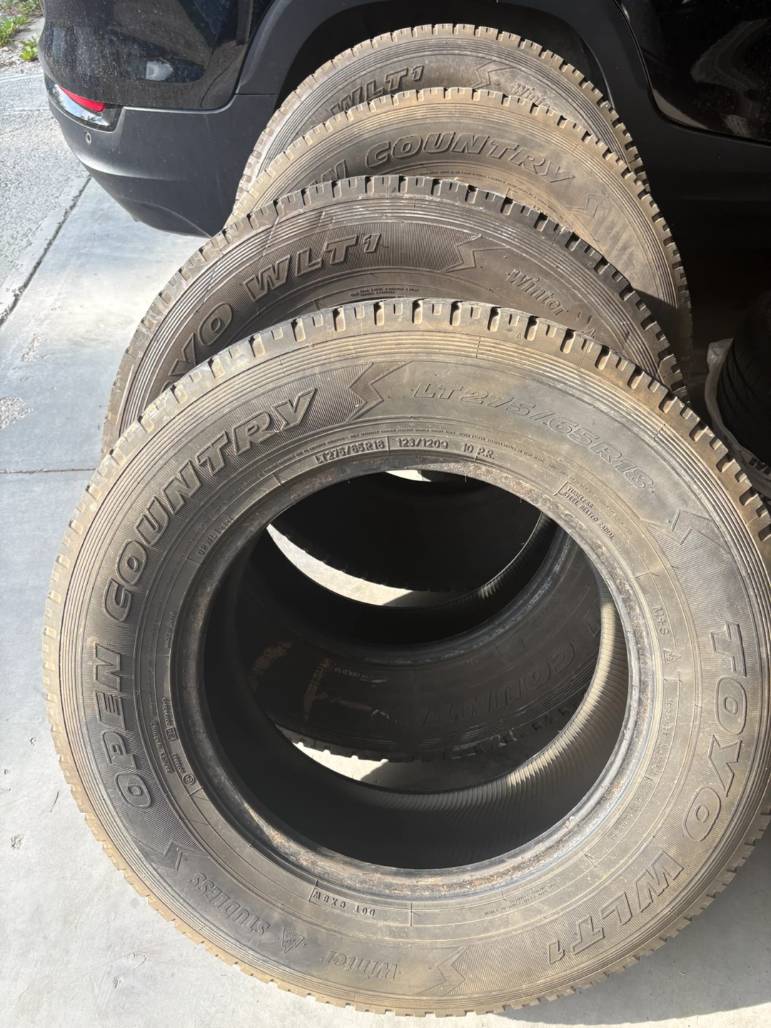 Toyo Open Country WLT1 Winter Tires LT275/65R18