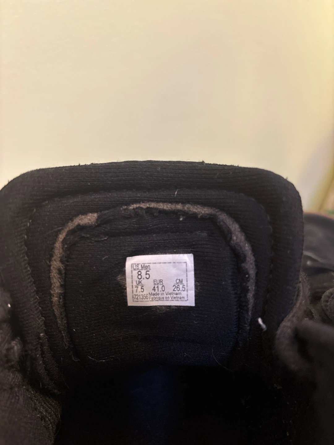 Vans Sk8-Hi Men's Black Suede Skate Shoes - photo 3